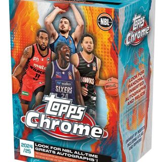 Topps Chrome NBL 2024/2025 Basketball Trading Cards - Value Blaster Box