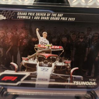 2024 Topps Chrome F1 Qualifying Lap Yuki Tsunoda #180