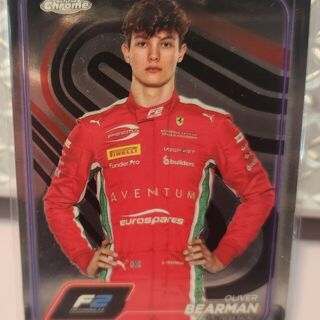 2024 Topps Chrome F1 Qualifying Lap Oliver Bearman #21 - F2