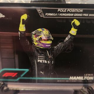 2024 Topps Chrome F1 Qualifying Lap Lewis Hamilton #158