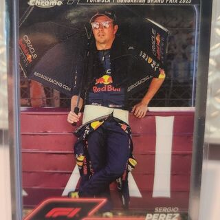 2024 Topps Chrome F1 Qualifying Lap Sergio Perez #169