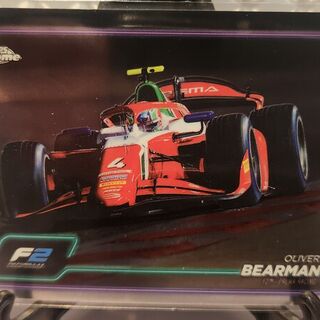 2024 Topps Chrome F1 Qualifying Lap Oliver Bearman #93 - F2