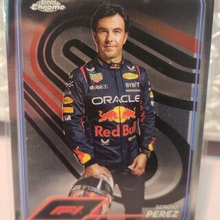2024 Topps Chrome F1 Qualifying Lap Sergio Perez #2
