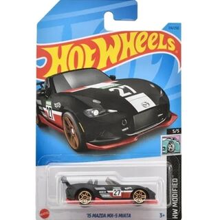 Hot Wheels J-Imports 2015 Mazda MX-5 Miata (Black LC)