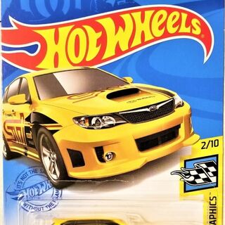 Hot Wheels HW Speed Graphics 2/10 Subaru WRX STi 68/250 Yellow LC