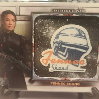 Star Wars Topps 2022 The Book of Boba Fett Fennec Shand Commemorative Patch Card - MP-18