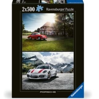 Ravensburger Porsche 356 & Porsche 911 Puzzle 2X 2x500 Piece