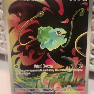 Pokemon TCG: Bulbasaur 133/132  Mega Evolution Promo Stamped Card