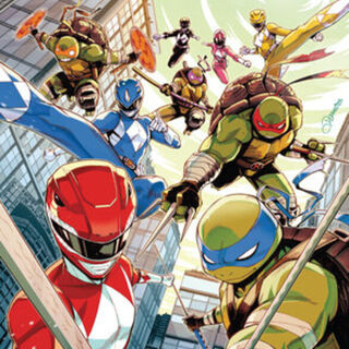 Mighty Morphin Power Rangers/ Teenage Mutant Ninja Turtles III #1 E Variant (Full Art, Foil, Zonno) Comic