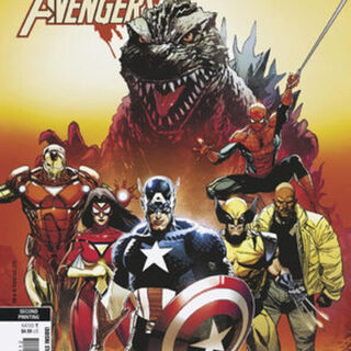 Godzilla Vs. Avengers #1 LEINIL YU 2ND PRINTING VARIANT Marvel Comic