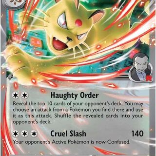 Pokemon TCG: Team Rocket's Persian Ex 150/182 Destined Rivals