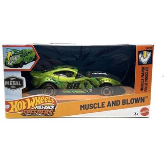 Hot Wheels Pull-back Speeders Muscle and Blown 1/43