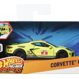 Hot Wheels Pull-back Speeders Corvette C8.R 1/43