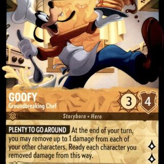 Disney Lorcana: Reign Of Jafar Legendary Goofy - Groundbreaking Chef #4/204