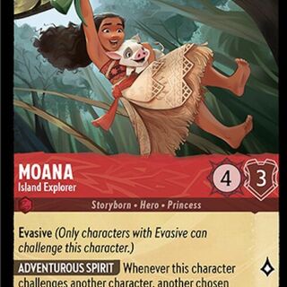 Disney Lorcana: Archazia's Island UNCOMMON Moana - Island Explorer #134/204