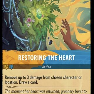 Disney Lorcana: Archazia's Island UNCOMMON Restoring The Heart #39/204