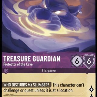 Disney Lorcana: Into The Inklands RARE Treasure Guardian - Protector Of The Cave #58/204