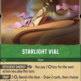 Disney Lorcana: Into The Inklands RARE Starlight Vial #99/204