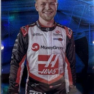 2024 Topps F1 Paddock Pass Kevin Magnussen #66 - Blue Chrome Refractor