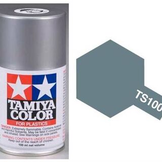 Tamiya Color Spray TS-100 Semi Gloss Bright Gun Metal