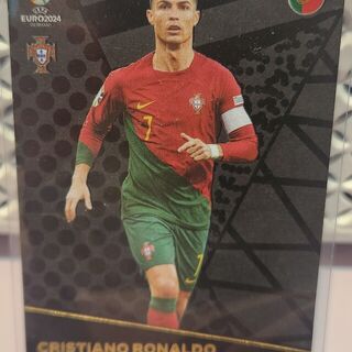 2024 Topps Match Attax UEFA EURO Christiano Ronaldo #BE7 - Black Edge Edition