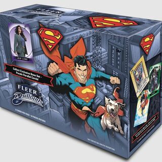 Fleer Brilliants Superman Mega Box - Exclusive Base Set Purple Parallel