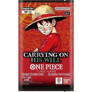 One Piece TCG Carrying On His Will English Booster Pack