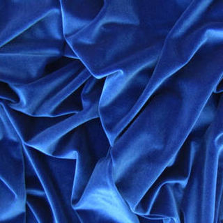 Royal Blue Stretch Velvet