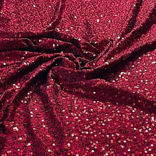 Bedazzled Sequin Polyspandex - Burgundy