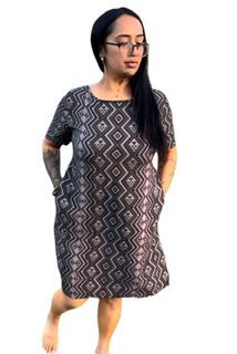 Ngaawari Dress - Rayon Print - Midi
