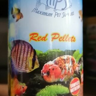 Red Pellets Fish Food 1mm DATED