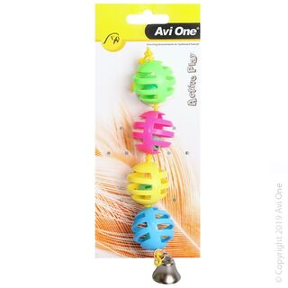 Avi One Bird Toy - Geo Balls With Bell