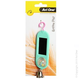 Avi One Bird Toy - Double Sided Mirror With Tumbling Ball