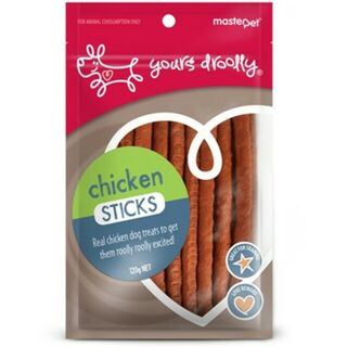 Yours Droolly Chicken Sticks Dog Treats 120g