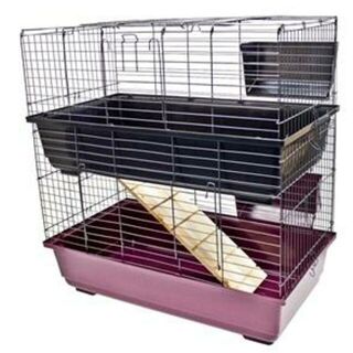 Strong Two Storied Rabbit Cage 118x59x102