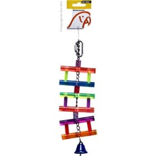 Avi One Bird Toy - Acrylic Ladder W/ Bell