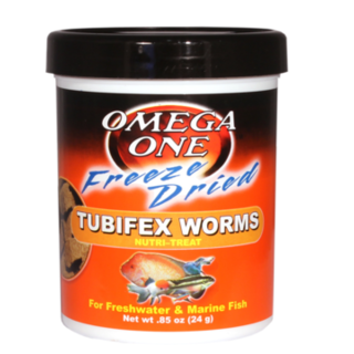 Omega One Freeze Dried Tubifex Worms