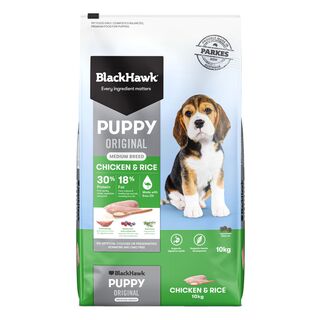 Black Hawk Puppy Medium Breed Original Chicken Rice 20kg Maximum Pet Supplies