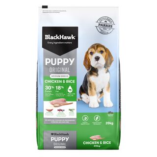 Black Hawk Puppy Medium Breed Original Chicken Rice 20kg