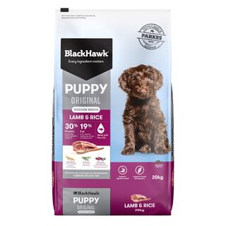 Black Hawk Puppy Medium Breed Original Lamb Rice 20kg