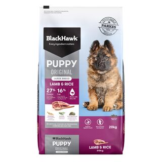 Black Hawk Puppy Large Breed Original Lamb Rice 20kg