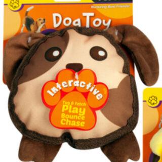 Pet One Dog Toy - Interactive Squeaky Assorted 19cm