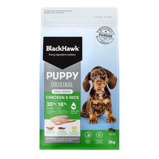 Black Hawk Puppy Small Breed Original Chicken Rice 3kg