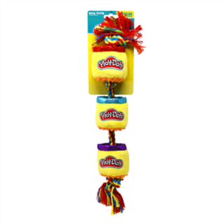Hasbro Playdoh 18in Rope with Yellow Plush Cans
