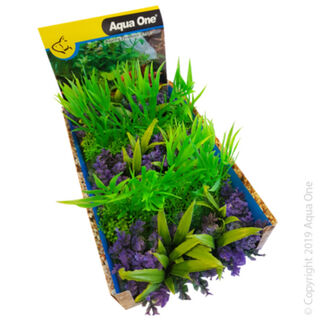 Ecoscape Foreground Catspaw With Grass Purple or Willow Hygro Green