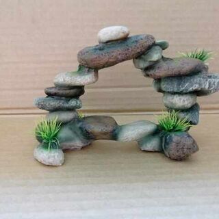 Stacking Rocks with Greenery