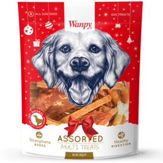 Wanpy Dog Treat Christmas Multi Pack 300g