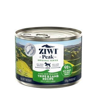 ZIWI Peak Canned Tripe And Lamb Dog Food 170g (12/tray)