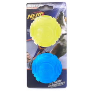 Nerf Sonic Ball TPR Translucent 2pk Blue/Green