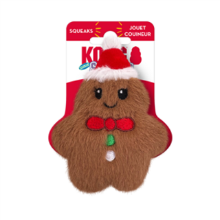 KONG Holiday Snuzzles Mini Gingerbread Brown XS